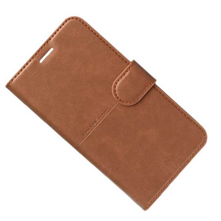 Samsung%20A20%20Kaiyue%20Pouch%20With%20Free%20Full%20Glue%20Tempered%20Glass%20-%20Brown%20-%20Image%203