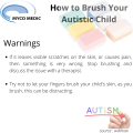 Sensory Therapy Brush for Autism ADHD ADD / Wilbarger Protocol. 