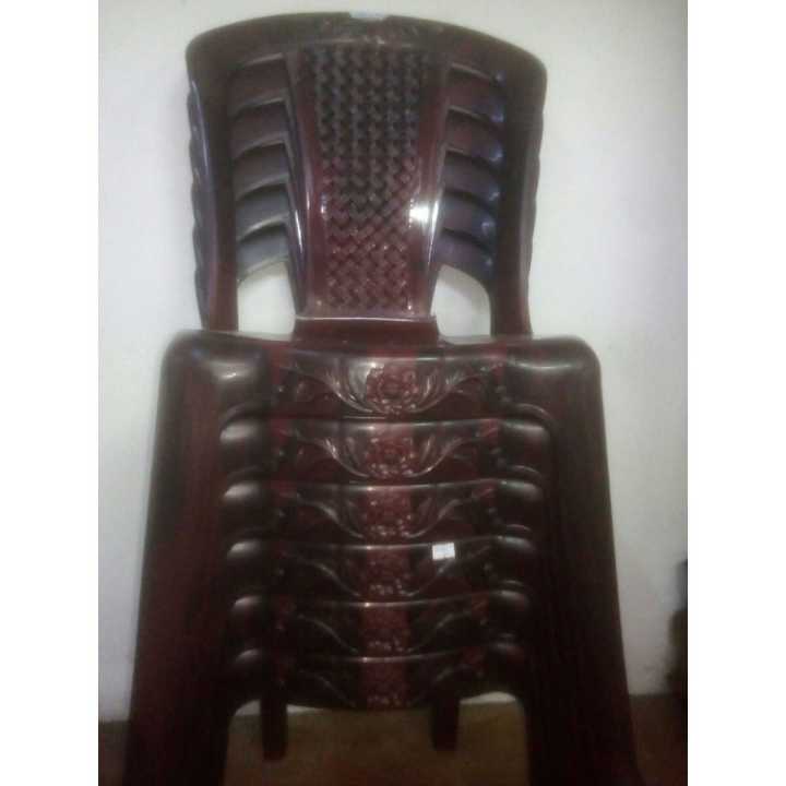 Piyestra Plastic Dining Chairs - 6 Chairs