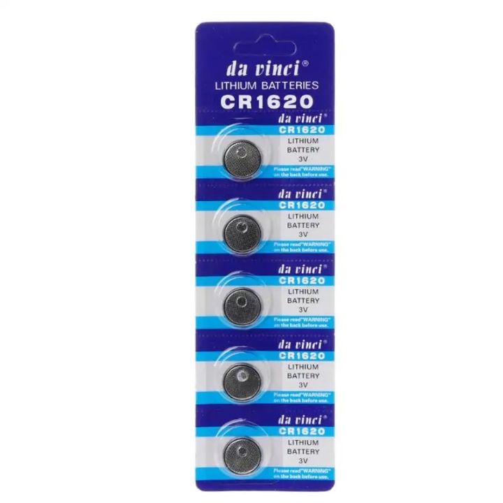 Dl1620 5PCS Lithium Battery CR1620 DL1620 BR1620 5009LC Electronic Button Coin ...