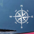Nautical Compass Car Stickers Outdoor Personality Styling Decoration Laptop Sticker Reflective Rear End Glass Vinyl Decals. 