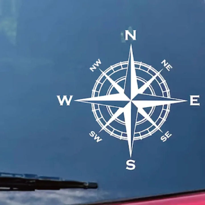 Nautical%20Compass%20Car%20Stickers%20Outdoor%20Personality%20Styling%20Decoration%20Laptop%20Sticker%20Reflective%20Rear%20End%20Glass%20Vinyl%20Decals%20-%20Image%204