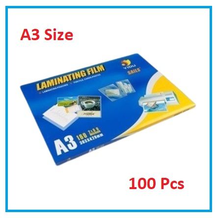 A3 High Quality Laminating Laminate Laminator Pouches Film A3 Size 2x80 Mic (160 micron) for File, Cards, Photos and More!