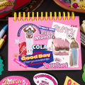 Sweet Blow Series - Sticker Bag Creative Korean Ins Hand Tent Diy Decorative Material Paper. 
