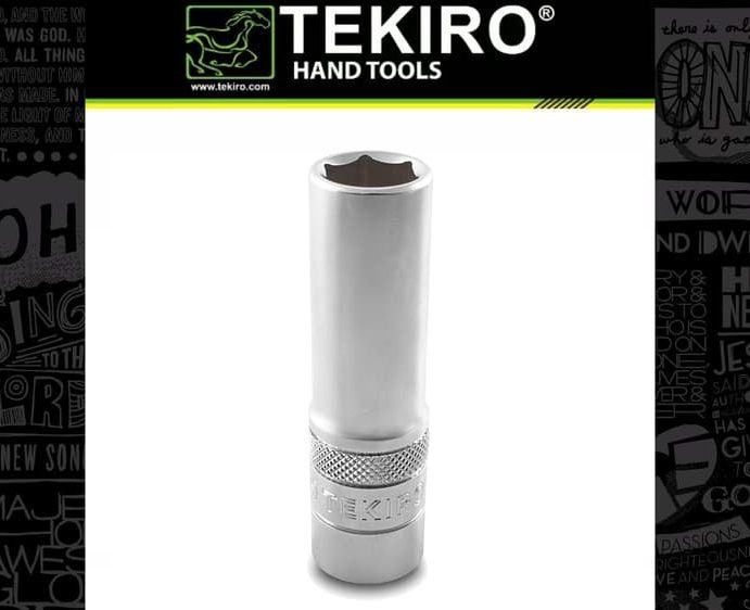 Deep socket 17mm box socket wrench hand tool repair tekiro engine car van bike bus lorry toyota honda suzuki ingco hugo makita tyer tube alloy wheel