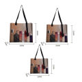 PVC Tote ECO Shopping Bag Transparent Frosted Plastic Bag Clothing Store Storage Bag Package Gift Bag Clutch. 