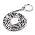 Pet Training Supplies Metal Choke Pet Show Collar Pet Pincher Chain Dog Collar Snake Chain Copper Pinch Collar. 