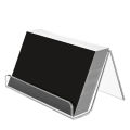 Transparent Desktop Business Holder Table Desk Shelf Box Storage Display Stand Restaurant Supplies. 