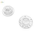 2x Motorcycles Engine Oil Filler Cap, Motorcycle Oil Filler Cap Screw ,Transmission Tank Cover for , Accessories. 