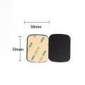 5pcs Black Matte Mobile Phone Magnetic Metal Disc Plate / Square Round Lron Sheets Car Phone Holder With Adhesive. 