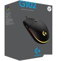 LOGITECH G102 LIGHTSYNC RGB GAMING MOUSE (BLACK). 