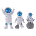 3Pcs Universe Rocket Astronaut Happy Birthday Letter Decoration Cake Topper. 