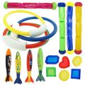Children Swimming Octopus Pool Diving Toys Children Funny Octopus Diving Game Play Water Toys Underwater Training Fun Bath Toys. 