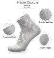 1/5Pairs Men Short Socks Bamboo Fiber High Quality Crew Ankle Casual Business Breathable Soft Compression Low-Cut Socks for Male. 