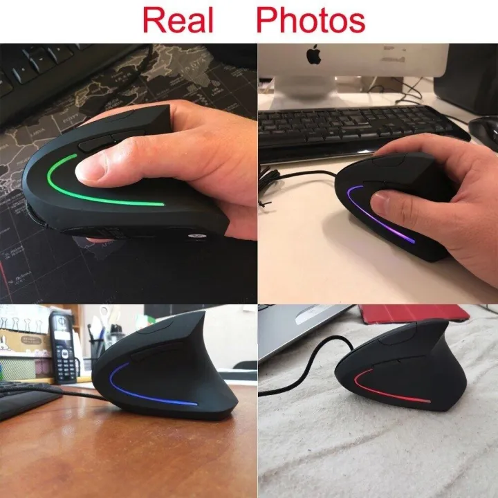 Vertical%20Ergonomic%20Mouse%20USB%20Wired%20Right/Left%20Hand%20Mouse%20with%20LED%20Light%20Optical%20Computer%20Mause%20Wrist%20Healthy%20Office%20Mice%20For%20PC%20Laptop%20Tablet%20-%20Image%206