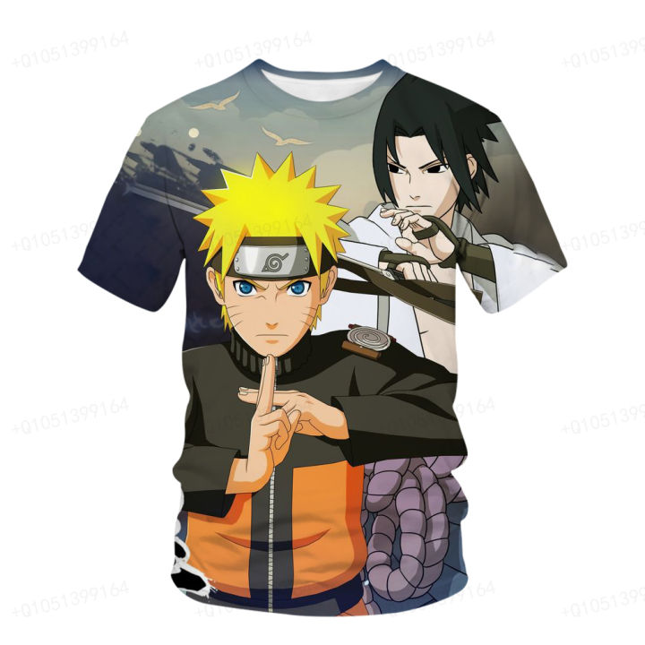 Naruto%20Series%20Printed%20Children's%20Kakashi%203D%20Cartoon%20T-shirt%20Top%202023%20Summer%20Latest%20Cartoon%20Short%20Sleeve%20T-shirt%20Boy's%20Top%204-14T%20-%20Image%207