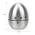 Cooking Tools Kitchen Timer Stainless Steel Egg 60 Minutes Mechanical Alarm Time Clock Counting cute kitchen egg timer. 