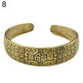 Man Woman Brass Adjustable Hand Bracelet Bangle Valentine Day Jewelry Gift Cuff. 