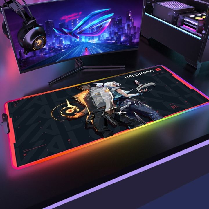 Gaming%20Valorant%20Pad%20Mouse%20Desk%20Mat%20Manga%20Carpet%20Keyboard%20and%20Table%20Pads%20Xxxl%20Setup%20Accessories%20Backlit%20Rgb%20Mats%20Rubber%20Led%20Pc%20Xl%20-%20Image%207