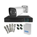 5MP CCTV MIC FULL TIME Colour 1 CAMERA & FULL SET (Day and Night  vision colour). 