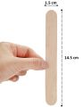 Colored Jumbo Wooden Craft Sticks, Rainbow Wooden Popsicle Sticks, Wide Lollipop Sticks, Treat Sticks Ice Pop Sticks fir Creative Designs or Kids Education, Home Art Projects DIY crafts wooden sticks for kids 50 pcs pack. 