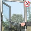 Anti Mosquito Window Self-adhesive Mosquito Net Flyscreen Curtain Insect Fly Mosquito Bug Mesh Window Screen Home With Tape. 