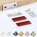 New Door Closer Magnetic Door Catch Latch Door Magnet Furniture Cabinet Cupboard Screw/Sticker Ultra Thin 6 Colors Sunlight Mall. 