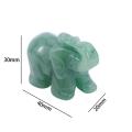 and d atural n Aenturine Jade Stone Craing Elephant Statue ecor ome ecoration. 