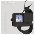 Silicone Protective Rubber Case with Lens Cap For Gopro 11/10/9. 