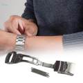 Watch Buckle Deployment Clasp Watch Strap Accessories Butterfly Folding Buckle Stainless Steel Solid. 