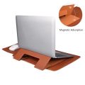 New Laptop Bag Stand Case PU Leather Professional Ultrabook Sleeve Shockproof Cover For 11 13 15 HP Dell Lenovo Huawei Xiaomi. 