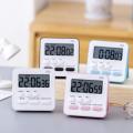 pcs Battery Powered Alarm Clock With Flashing Light Creative Magnetic Board Countdown Alarm Clock Kitchen Gadget Stopwatch Kitchen Timer. 