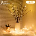 Auoyo LED Artificial Plants String Light Powered Fairy Lights Super Bright For Christmas, Decorations and other events Home Decoration. 