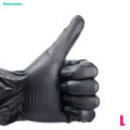 Black Kitchen Disposable Gloves Waterproof Thickened PVC Protective Gloves Kitchen Laboratory Cleaning Gloves. 