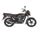 Bajaj Platina 100 Es black bike gold red Sticker full Kit. 