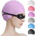 Silicone Swim Cap, Comfortable Bathing Cap Ideal for Curly Short Medium Long Hair, Swimming Cap for Women and Men, Shower Caps Keep Hairstyle Unchanged…. 