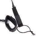 TPU 5.5mm 9ft Surfboard Leash Surfing Board Leash String Leg Rope Cord w/ Neoprene Ankle Cuff + Swivel Joints -. 