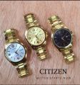 Citizen Gold Watch For Gents 1 Year Colour Warranty. 
