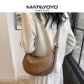 MATEYOYO Women Shoulder Bag Dumpling Bag Soft PU Waterproof Bags Large Capacity Crossbody Bag Lightweight Bag Casual Bags Fashion Sling Bag For Women Ladies Female. 