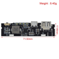 1pcs of Type-C USB 5V 3.5A Boost Converter (Power bank 18W quick charging) Step-Up Power Module Lithium Battery Charging Protection Board 4 LED Display safety. 
