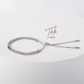 TBK 18k Gold Tennis Bracelet And Anklet Accessories for Women Hypoallergenic 969b. 