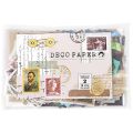 Vintage Scrapbook Supplies Pack (200 Pcs) for Art Journaling Junk Journal Planners DIY Paper Stickers (C). 