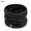 ZEBF-Fashion Soft Knitted Neck Warmer Sports Scarf Women Men Face Cover Winter Skating Running Hiking Scarves Thick Cold-proof Collar. 