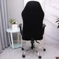 Elastic Electric Gaming Chair Covers Household Office Internet Cafe Rotating Armrest Stretch Chair Cases(Black). 