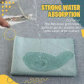 Microfiber Fish Scale Wipe Cloth For Glass Anti-grease Wiping Rag Super Absorbent Home Washing Dish Kitchen Cleaning Towel. 