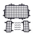 for MN D90 D99S MN99S 1/12 RC Car Upgrade Parts Metal Stereoscopic Rear Window Mesh Protective Net Accessories. 