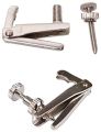 1 piece Violin Fine Tuner for 3/4, 4/4 Violin - Violin Metal String Adjuster, Silver Gold. 