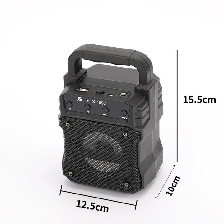 Bluetooth%20Rechargeable%20Speaker%20(KTS-1092)%20with%20FM%20Radio,%20TF%20Memory%20Card%20Reader%20and%20USB%20Pen%20Drive%20and%20MIC%20Supported%20-%20Image%205