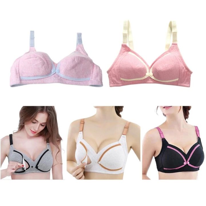 Women%20Maternity%20Feeding%20Nursing%20Bra%20Pregnancy%20Open%20Front%20Buckle%20Breastfeeding%20Bralette%20Wireless%20Lightly%20Padded%20Underwear%20-%20Image%202