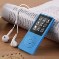 MP3 Player USB Charging Record Digital Display Screen ABS Media Portable Running Walking Music Play White. 
